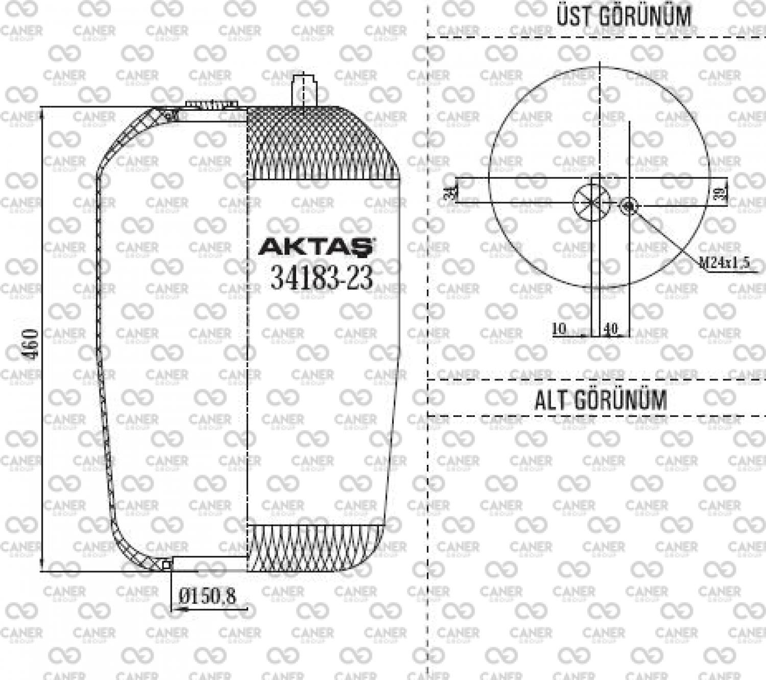 34183-23 P AKTAŞ; MERCEDES  ACTROS YM KÖRÜK
